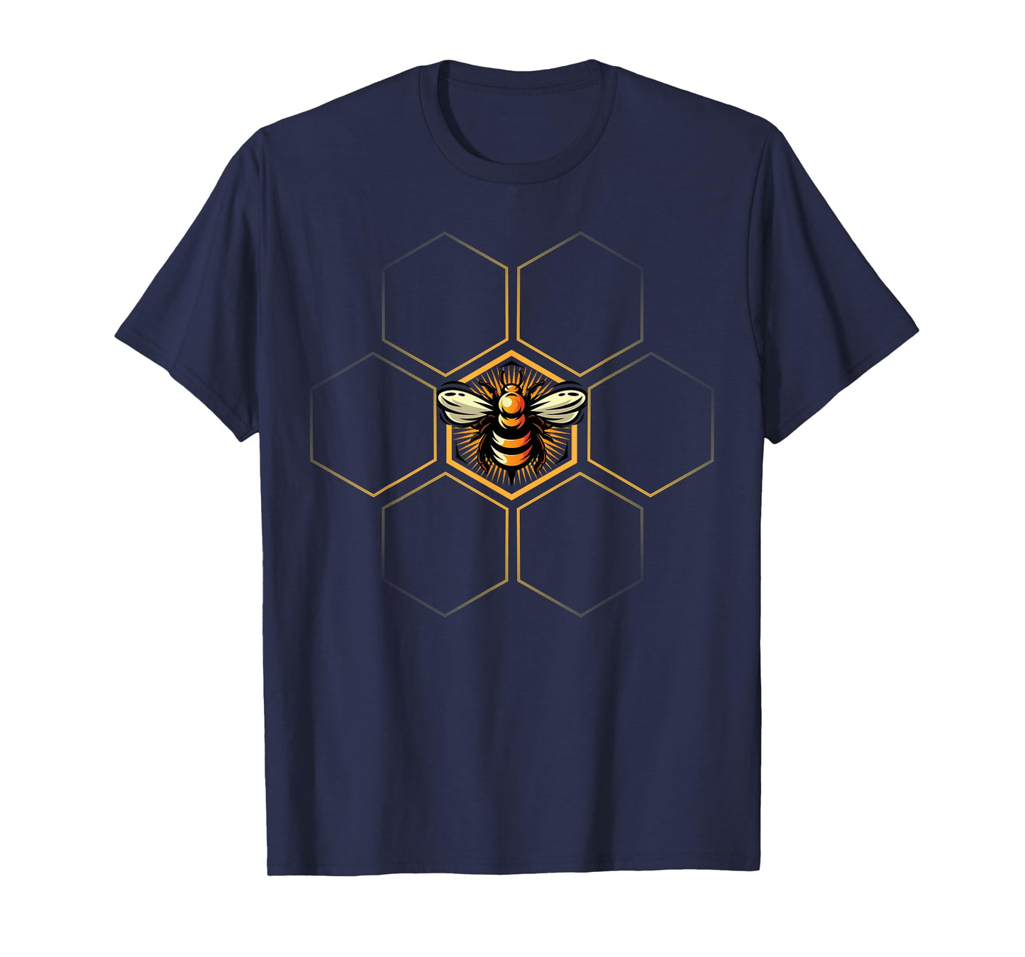 Beekeeper Shirt, Beekeeping - Honeycomb Love For Bees T-Shirt