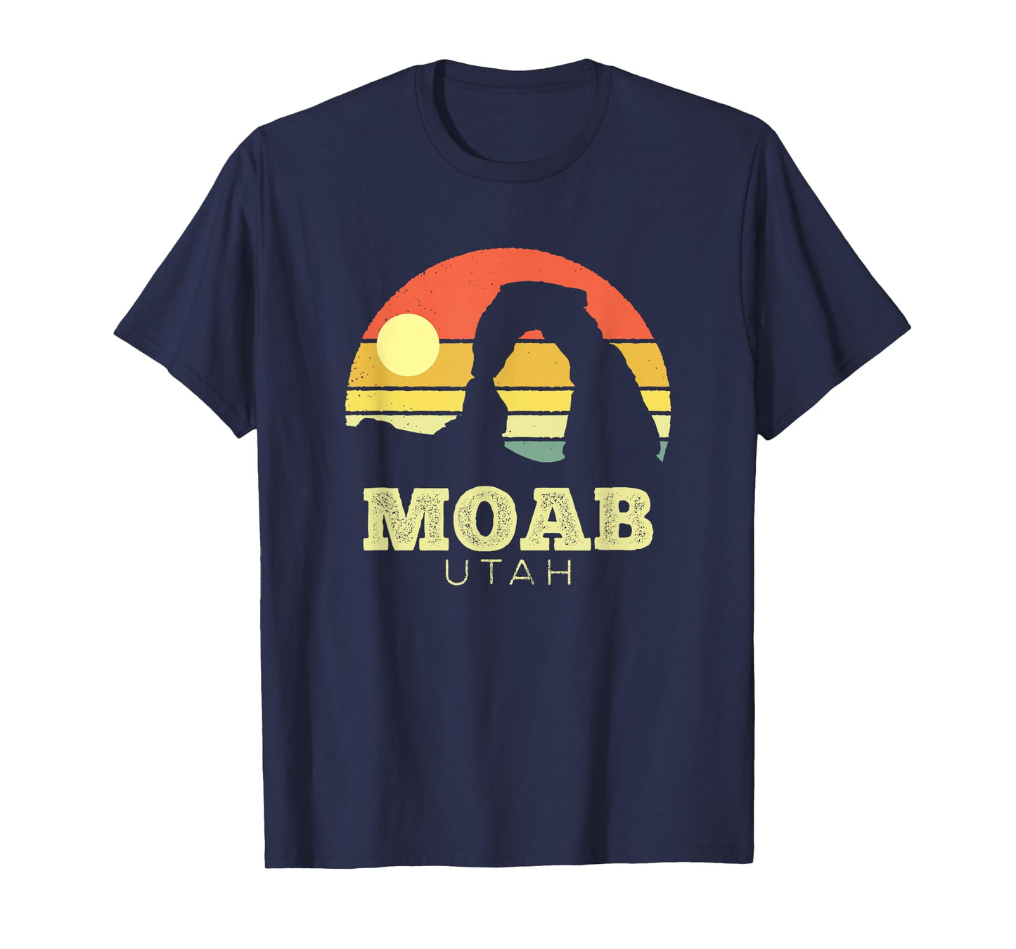 Moab Utah Vintage Sunset Arches Adventure Outdoors T-Shirt