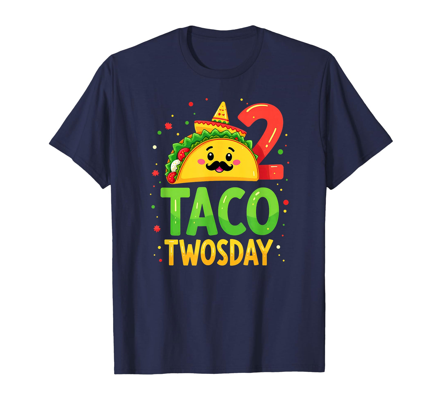 Cinco De Mayo Taco Twosday 2nd Birthday Party T-Shirt