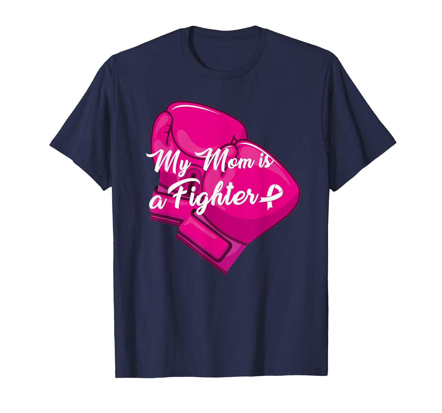 My Mom is A Fighter Family Matching Breast Cancer Awareness T-Shirt