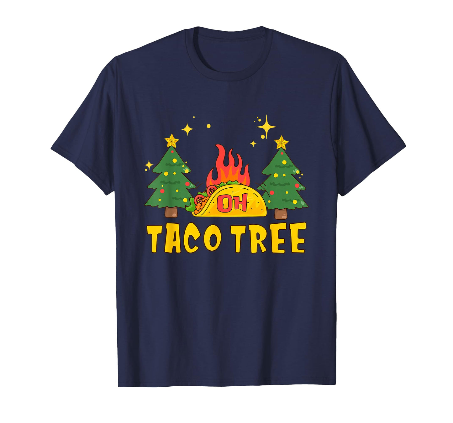 Oh Taco Tree Funny Christmas for Men Women T-Shirt