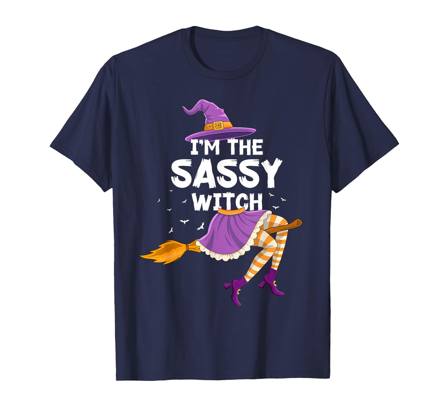 Matching Family I'm The Sassy Witch Halloween Girls Women T-Shirt