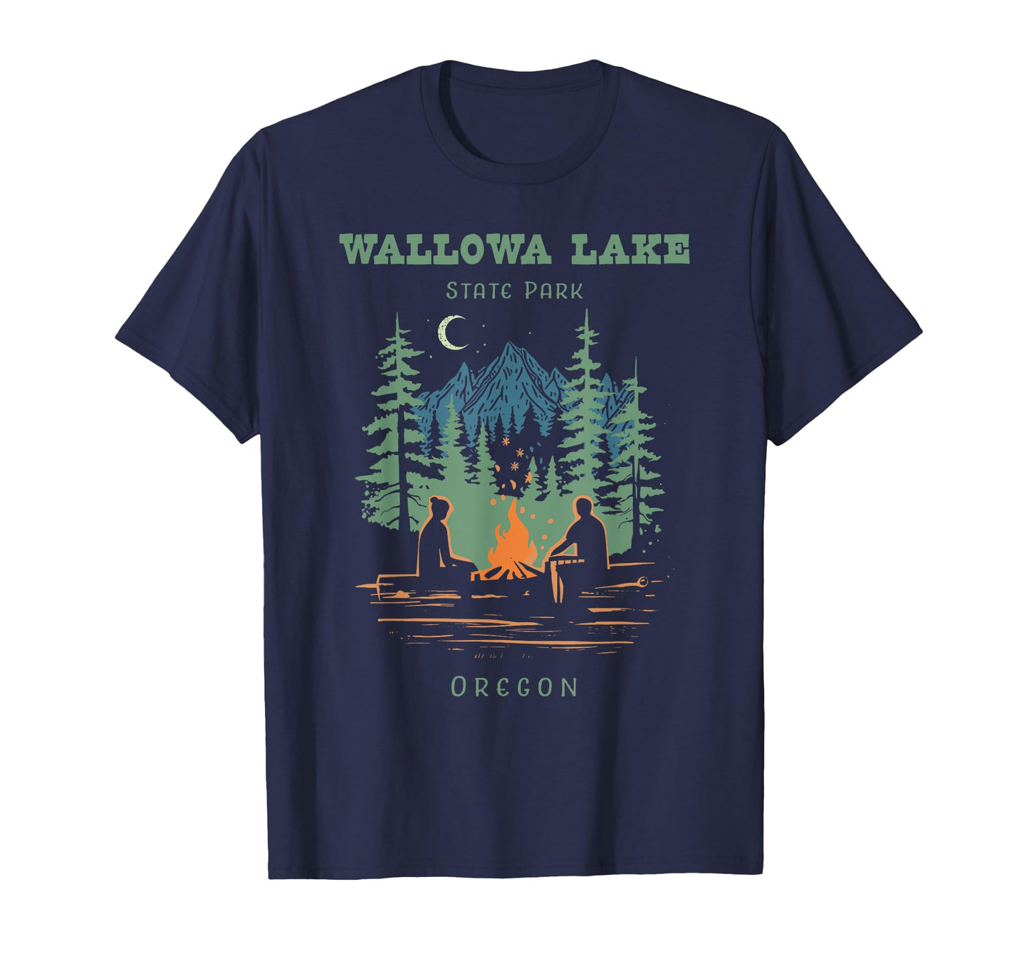 Wallowa Lake State Park Oregon Retro Vintage T-Shirt