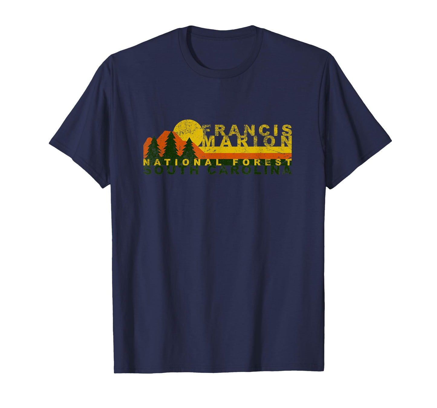 Francis Marion National Forest Vintage Retro T-Shirt