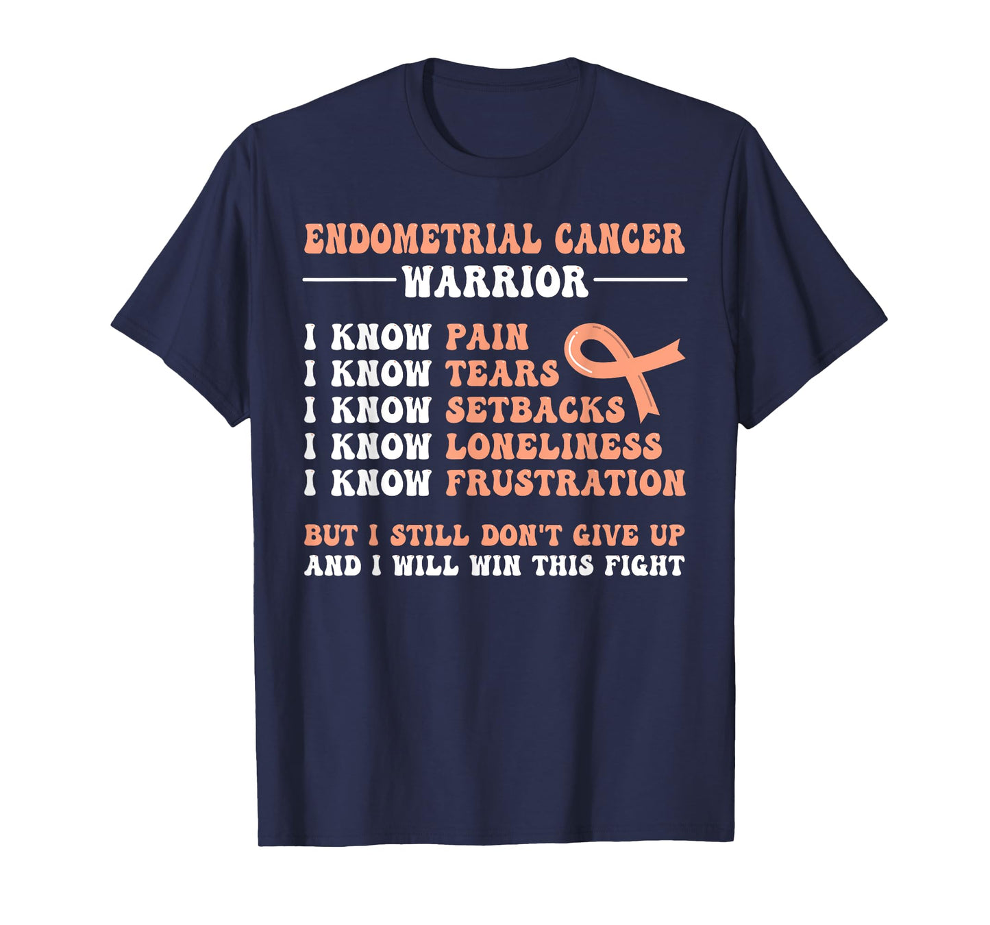 Endometrial Cancer Warrior T-Shirt