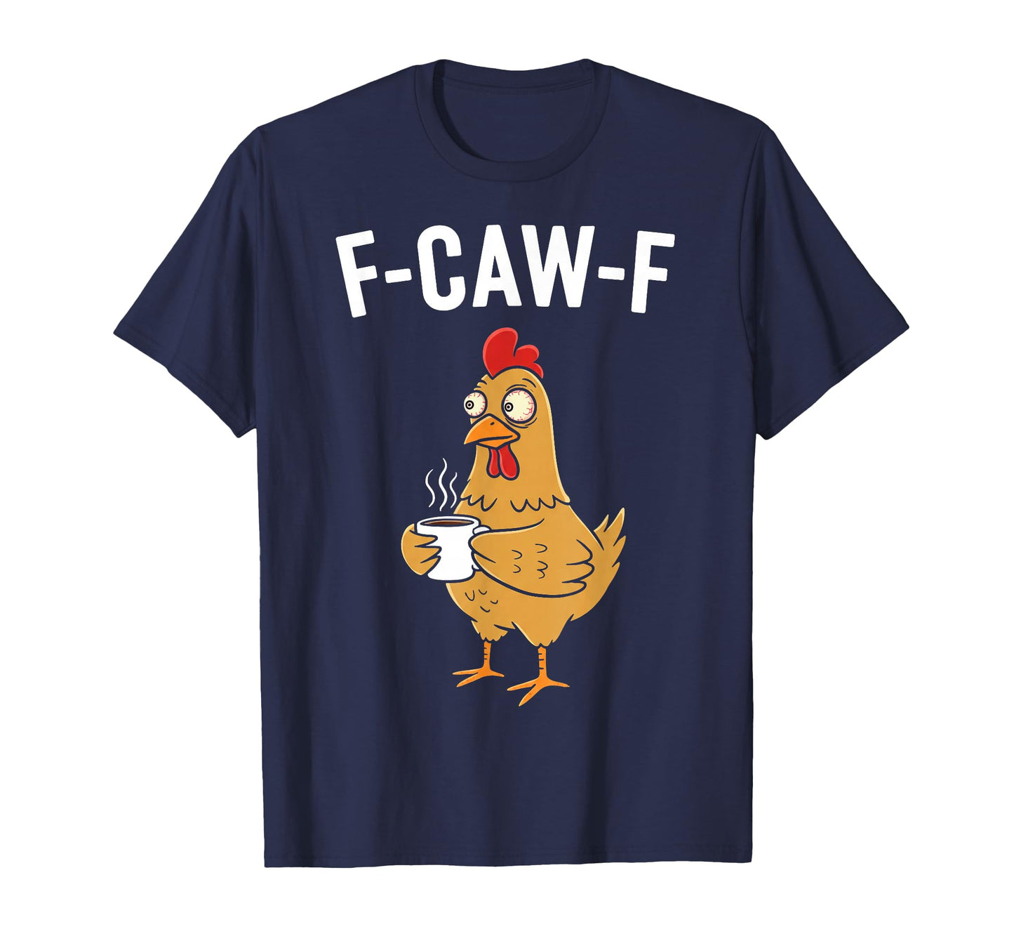 F-Caw-F Black Crow Funny Black Bird Moon Gothic Adult Humor T-Shirt
