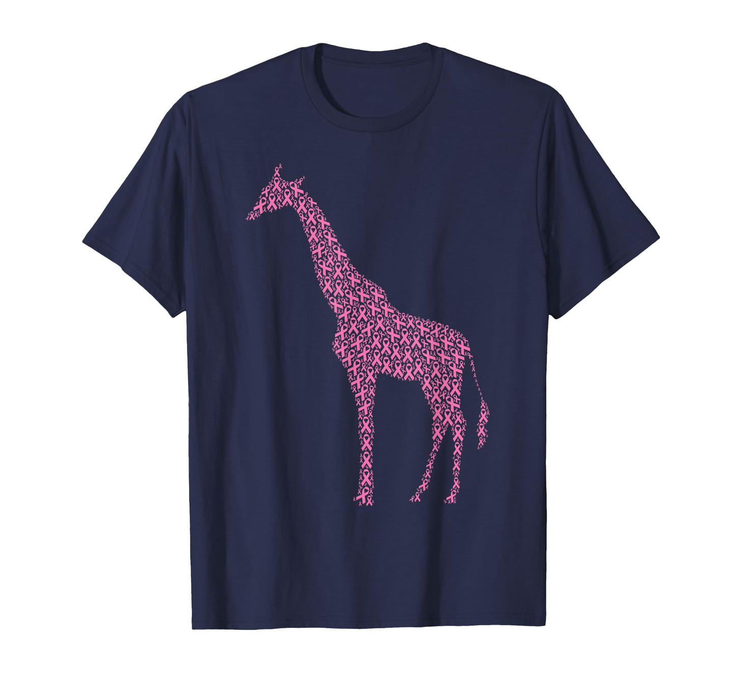 Breast Cancer Awareness Pink Ribbon & Survivor - Giraffe T-Shirt