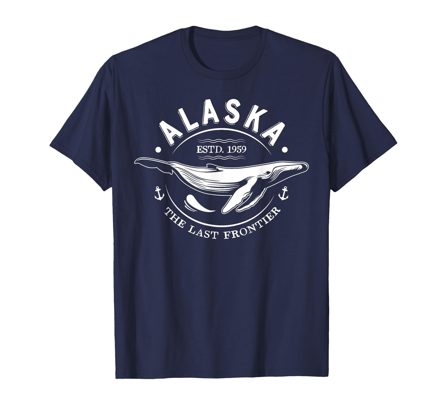 Alaska The Last Frontier Whale Home Cruise Vintage Men Women T-Shirt