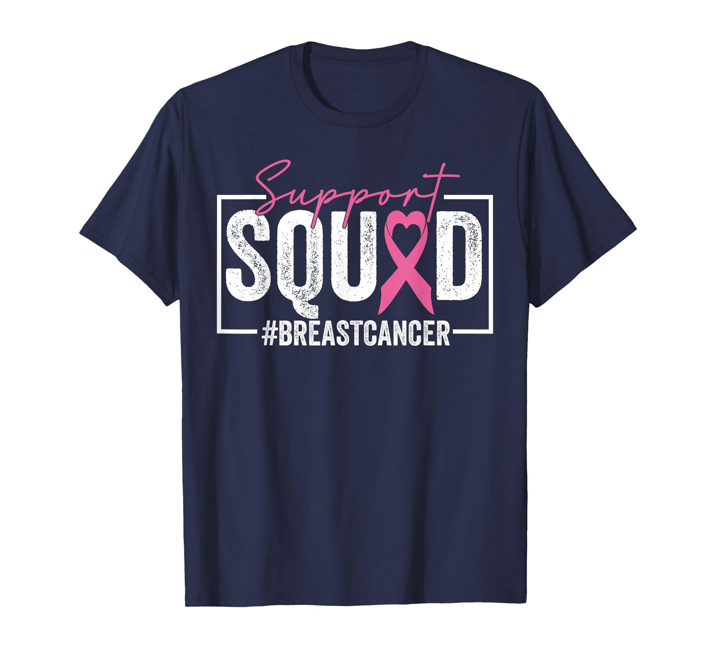 Support Squad Breast Cancer Awareness Pink Ribbon Adults Kid T-Shirt