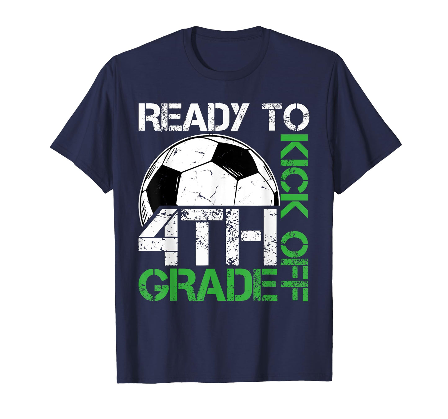 Ready To Kick Off 4TH Grade Kids Teacher First Day Of School T-Shirt