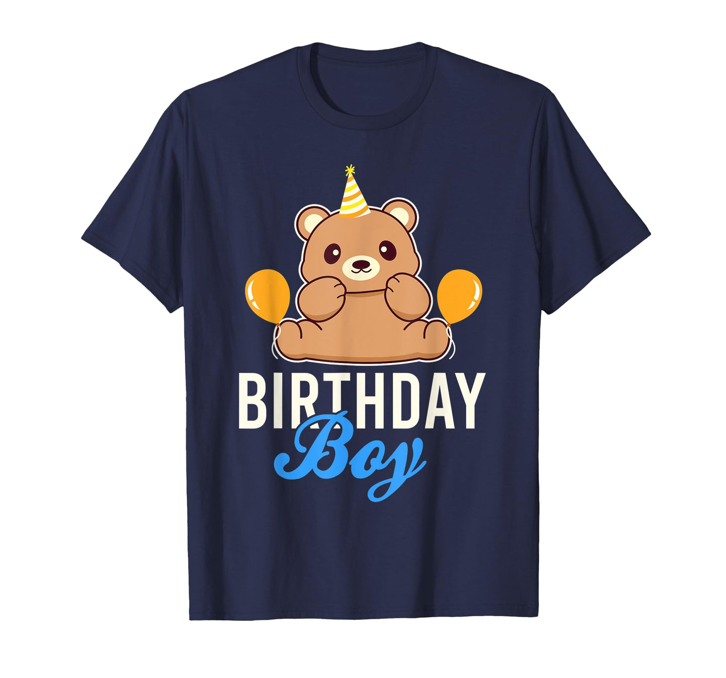 Cute Bear Birthday Boy T-Shirt