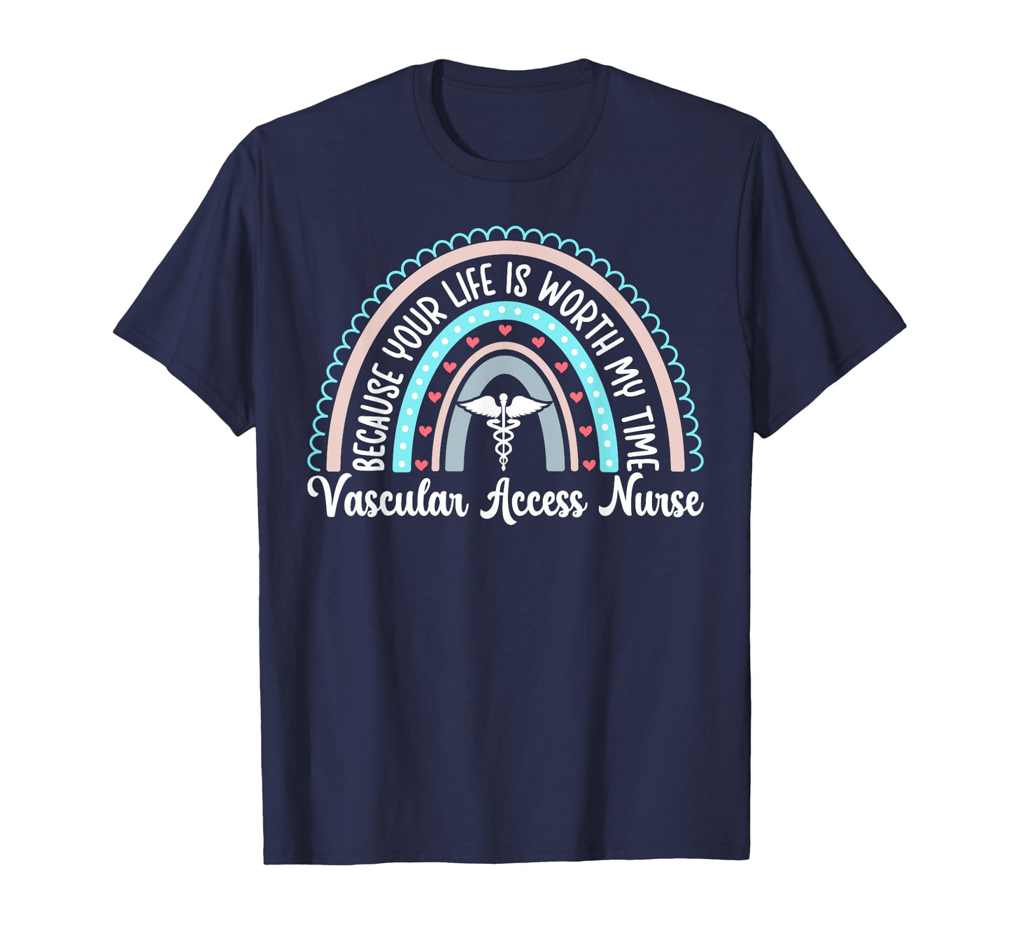 Vascular Access Nurse Rainbow Vascular Access Nursing T-Shirt
