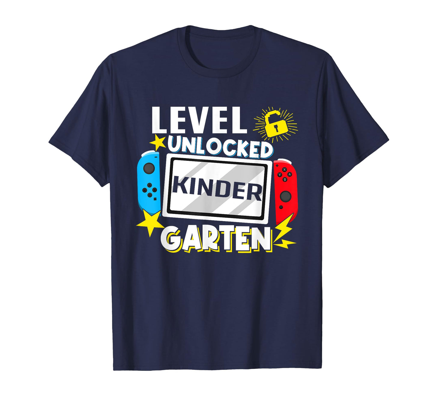 First Day Of Kindergarten Level Unlocked Game Back To School T-Shirt