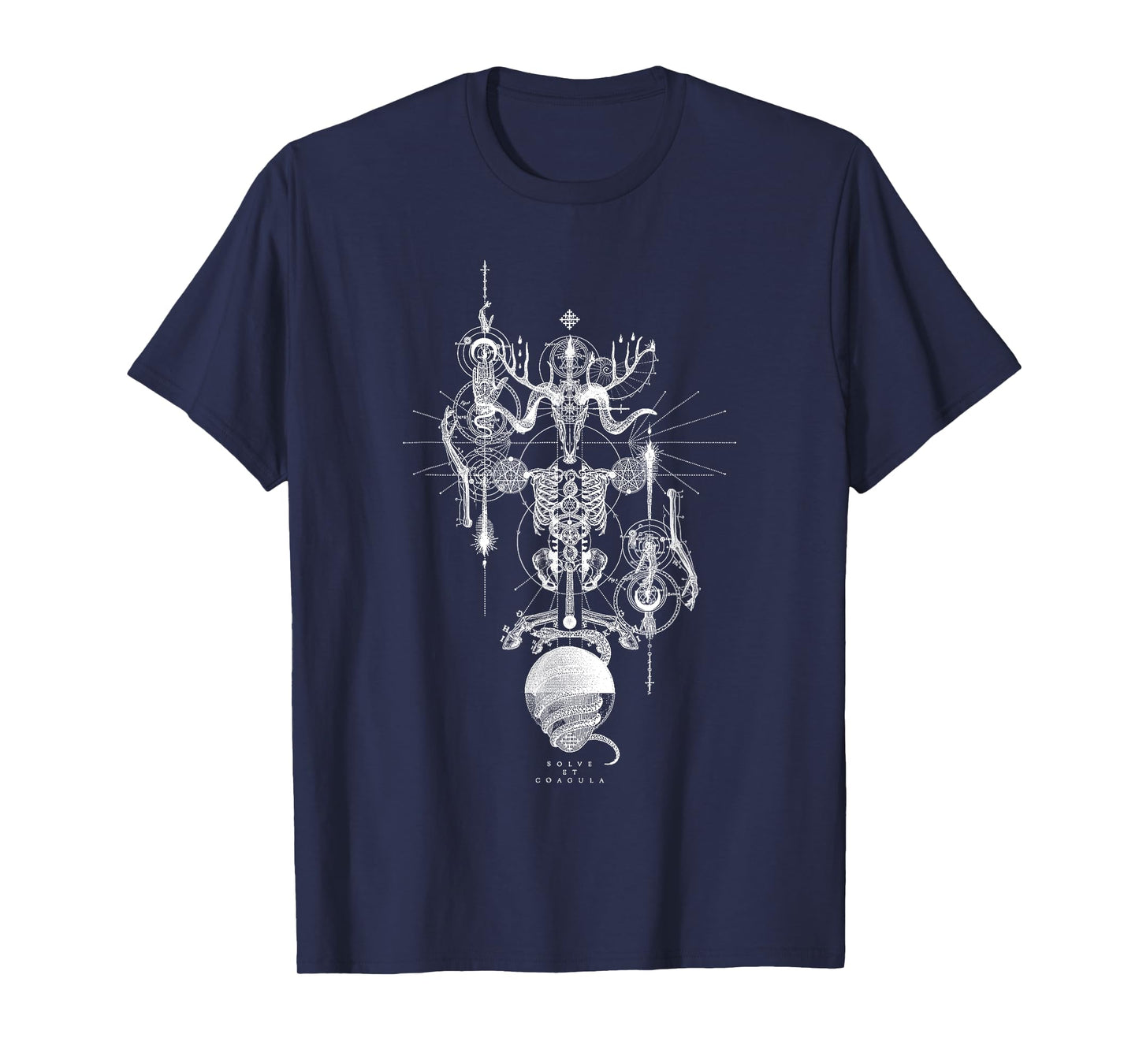 Solve Et Coagula Alchemical Medieval Occult Celtic Dragon T-Shirt