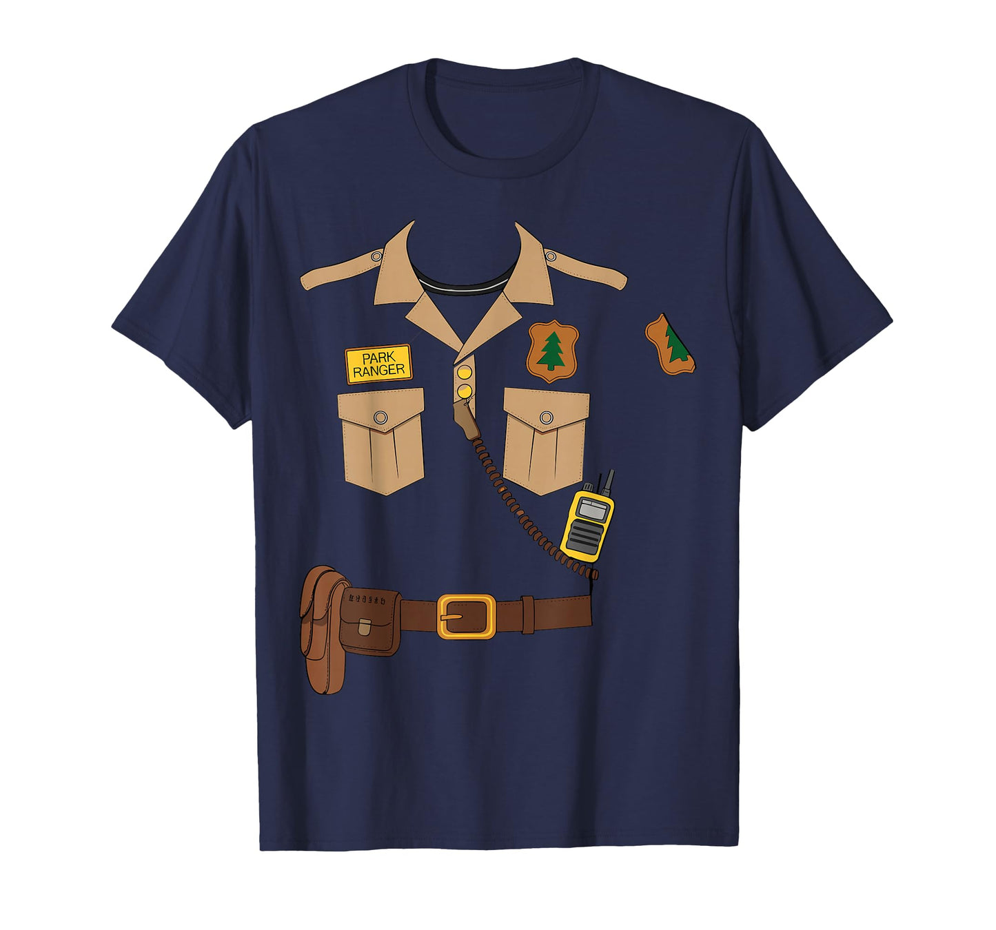 Park Ranger Costume DIY Lazy Halloween T-Shirt