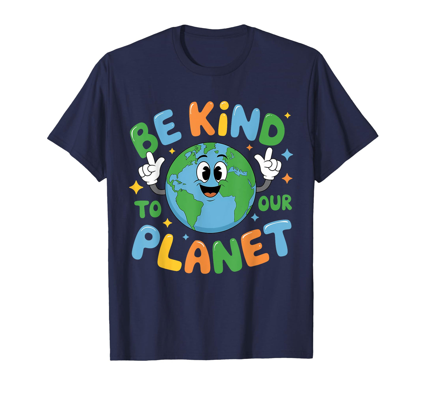 Be Kind to Our Planet Earth Day Hippie Planet Anniversary T-Shirt