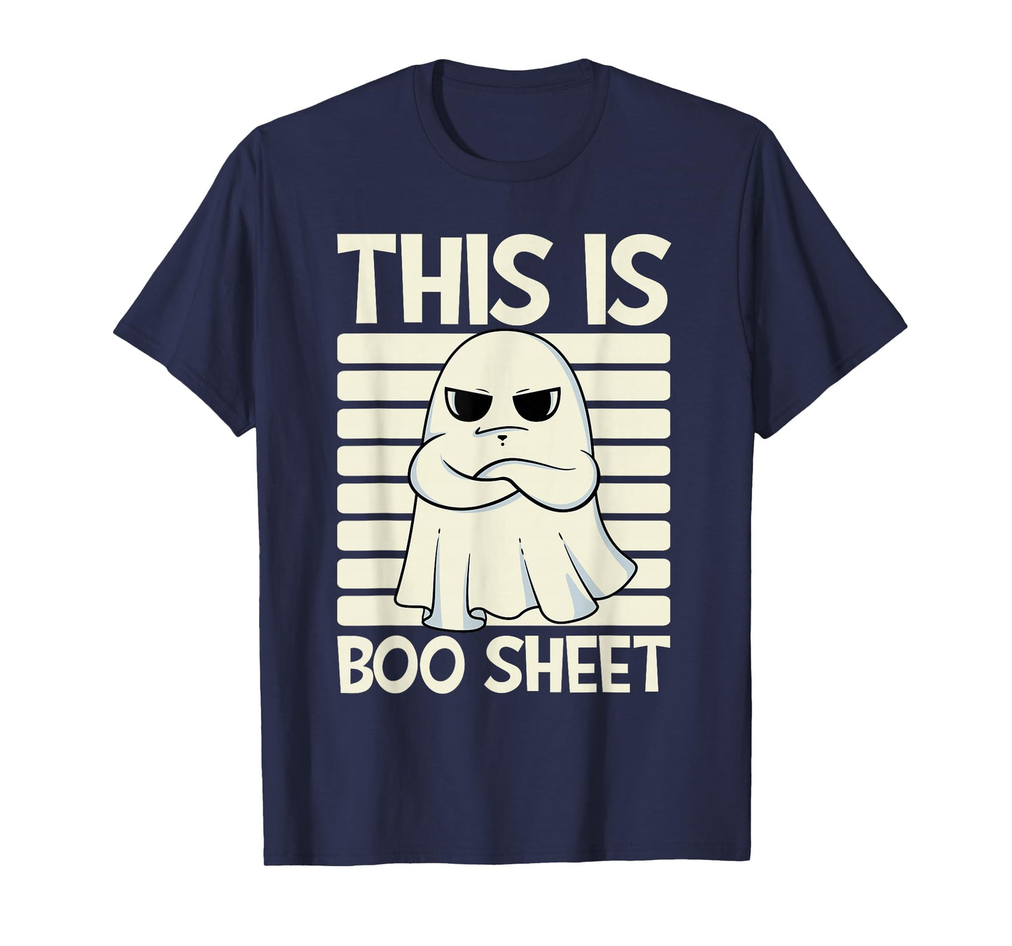 This is Boo Sheet Ghost Halloween Costume Men Women T-Shirt