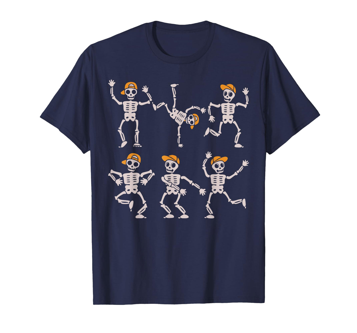 Halloween Shirt Boys Kids Toddler Dancing Skeleton Cap Funny T-Shirt
