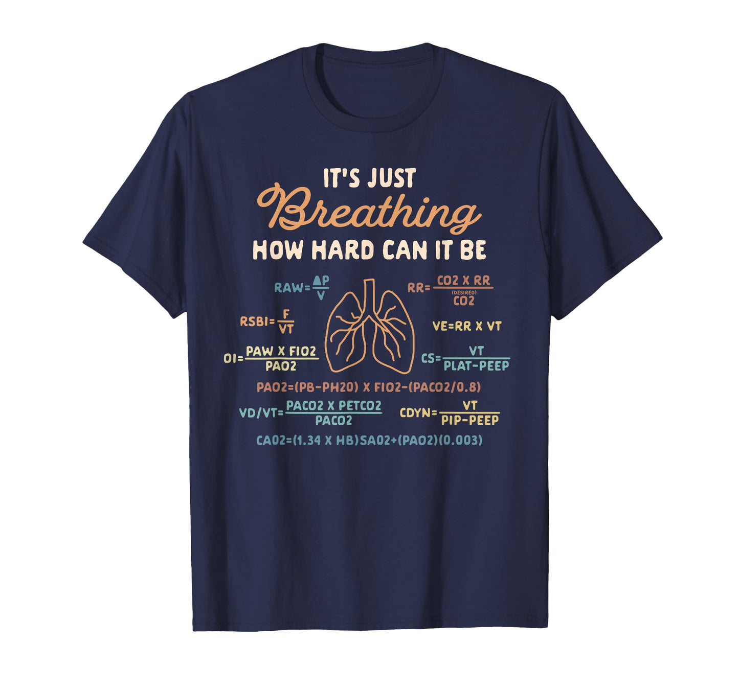 Respiratory Therapist RT Squad Breathing Black Unisex Adults T-Shirt