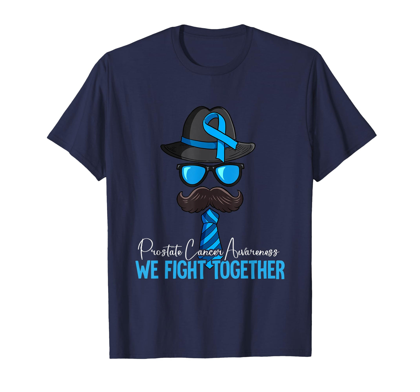 Prostate Cancer Awareness Gift Prostate Cancer Awareness T-Shirt Unisex-Adults, Unisex-Kids Black Short Sleeve Classic Fit U-Neck T-Shirt