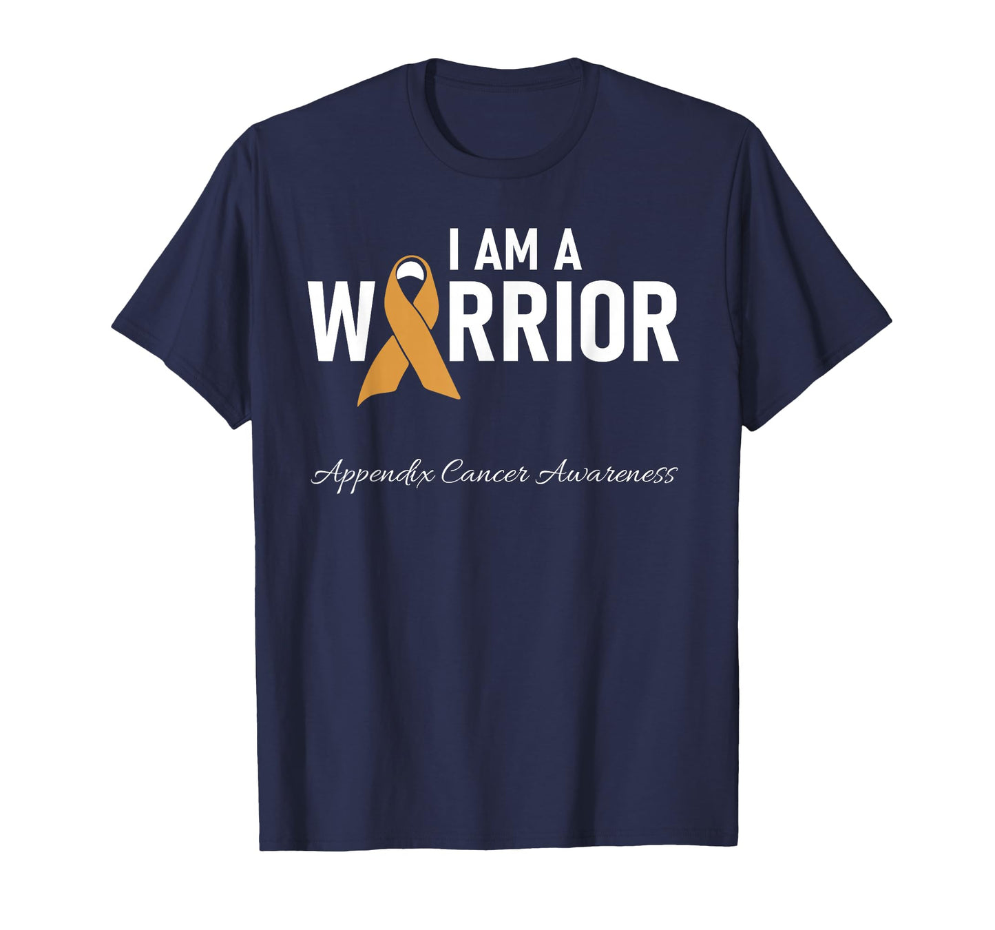 Appendix Cancer Awareness Survivor Ribbon Men Women T-Shirt