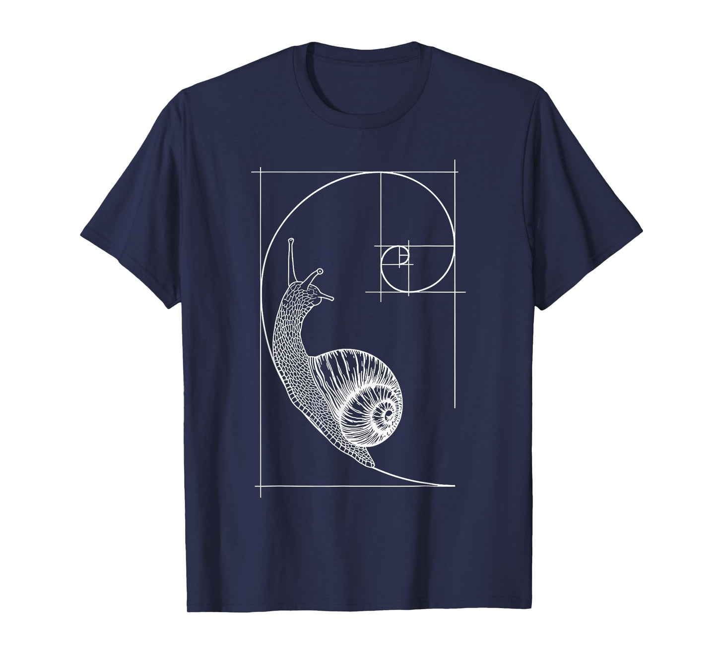 Snail Fibonacci Spiral Sacred Geometry Ratio Mathematicians T-Shirt