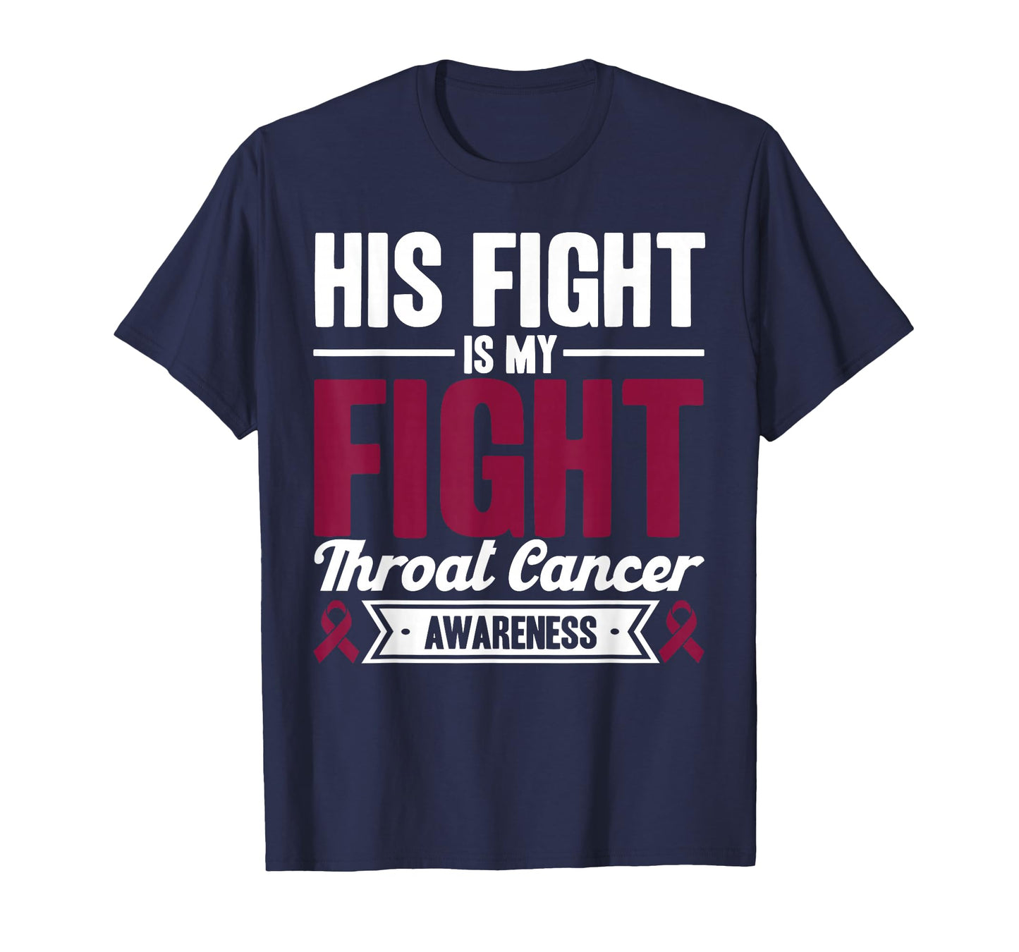 Sein Kampf ist mein Kampf Throat Cancer Consciousness T-Shirt