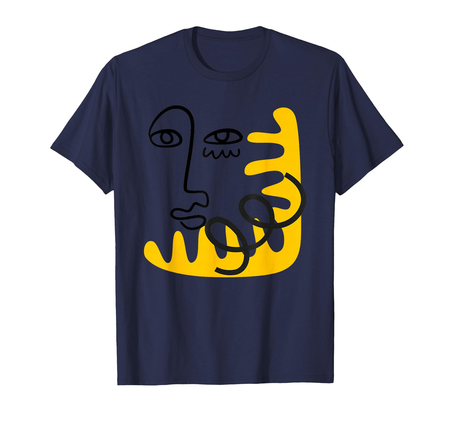 Matisse Sunflowers Art Retro Smile Face T-Shirt