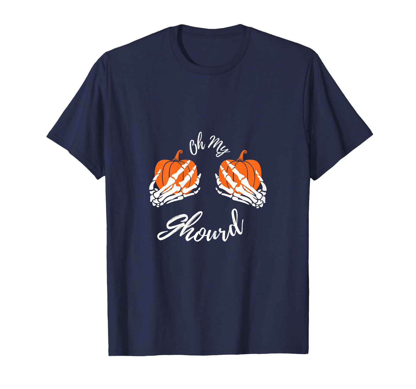Spooky Fun Skeleton Pumpkin Halloween Women's Tee T-Shirt