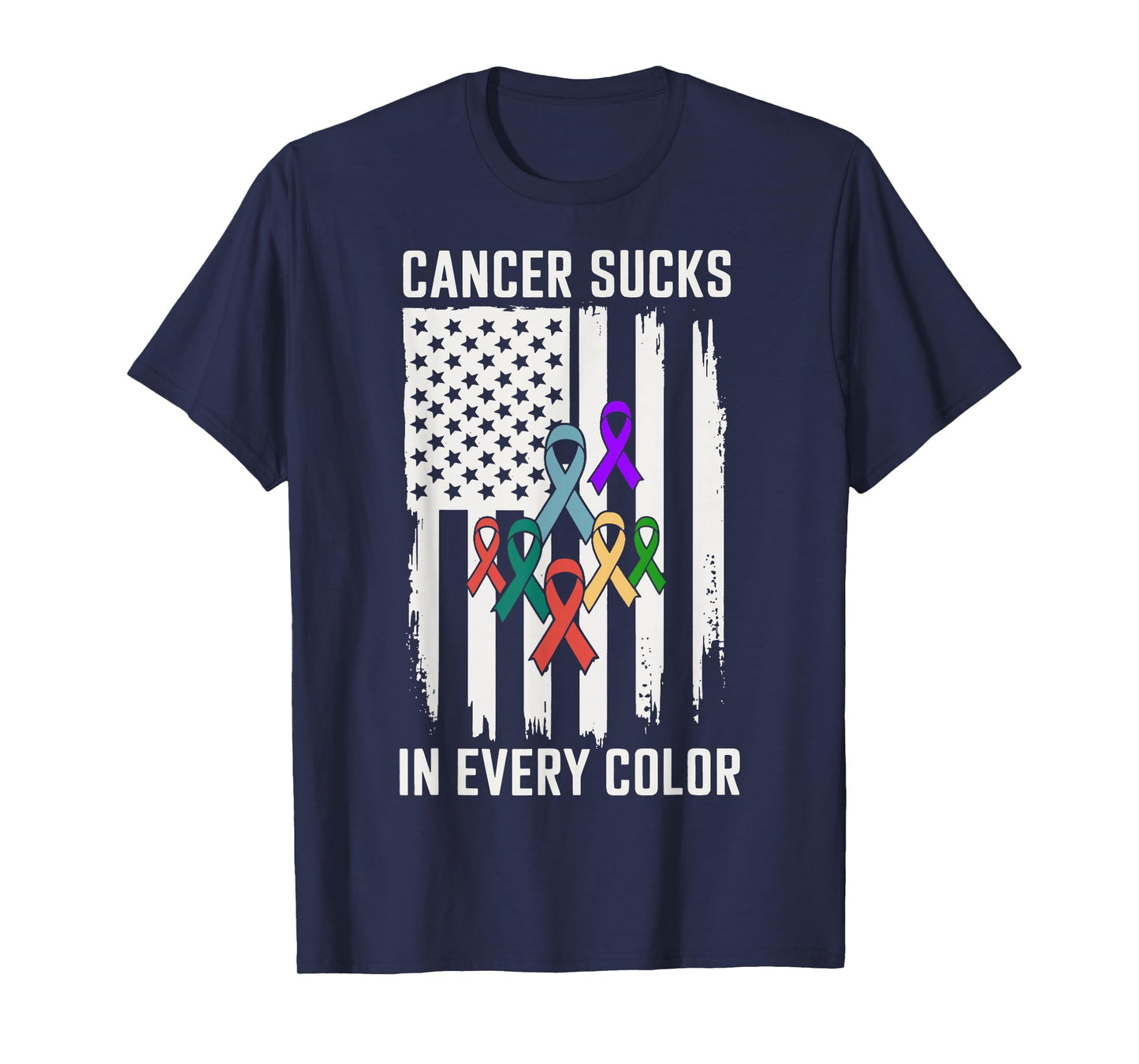 Cancer Sucks In Every Color T-Shirt