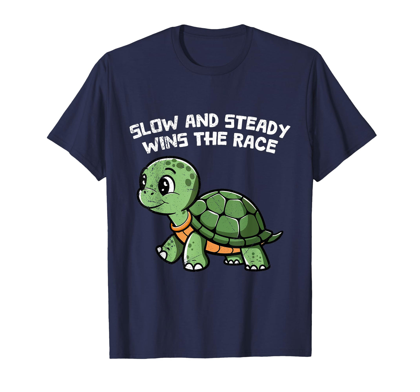Tortoise SLOW AND STEADY WINS THE RACE Funny T-Shirt
