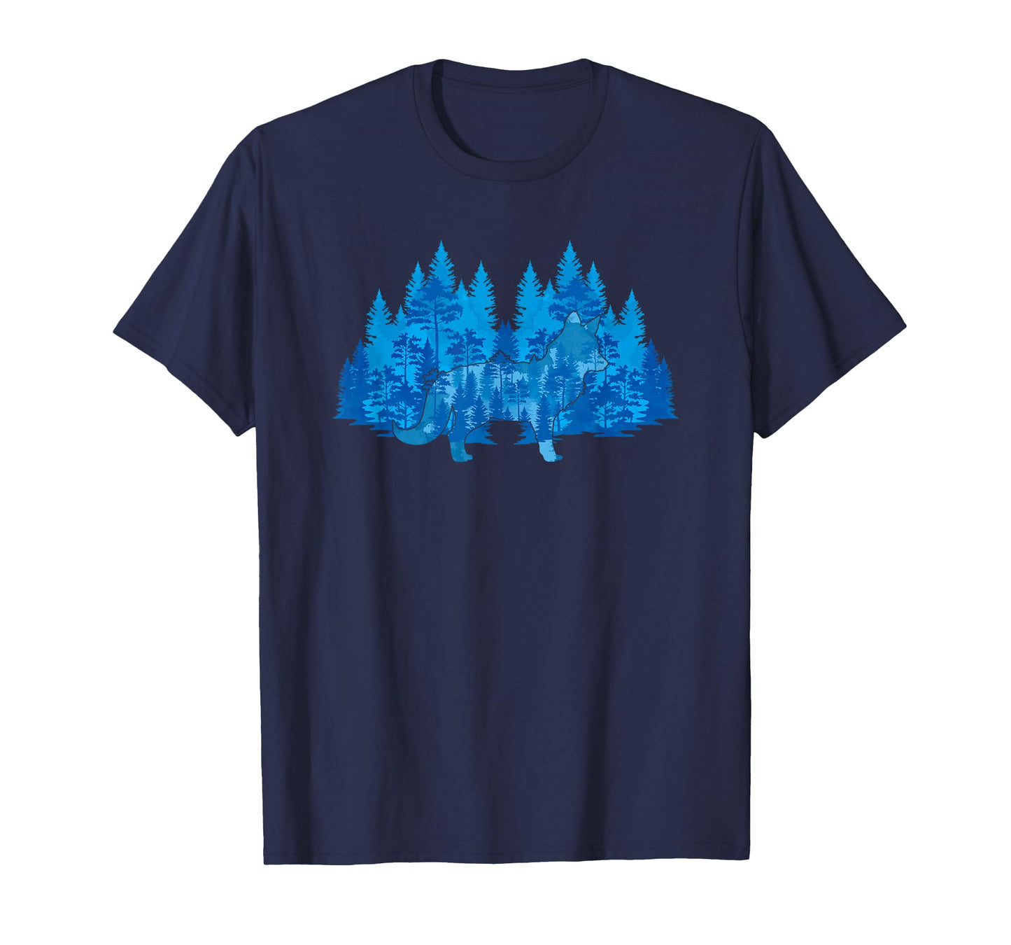 Nature Trees Wildlife Animal Fox Outdoors Forest T-Shirt