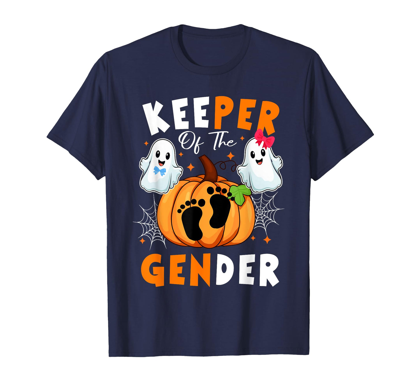 Keeper of the Gender Reveal Baby Halloween Thanksgiving T-Shirt