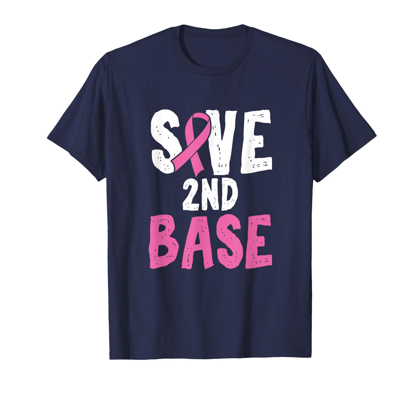 Breast Cancer Awareness Month Saves Second Base T-Shirt