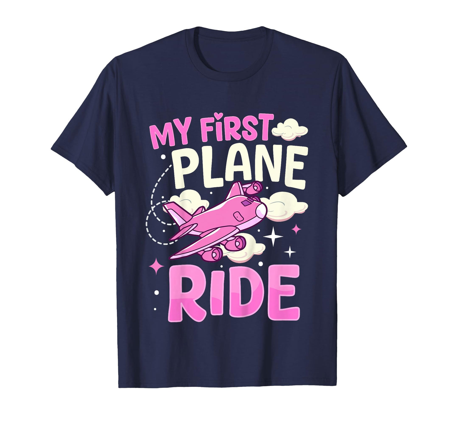 My First Plane Ride- First Time Flyer Girl T-Shirt