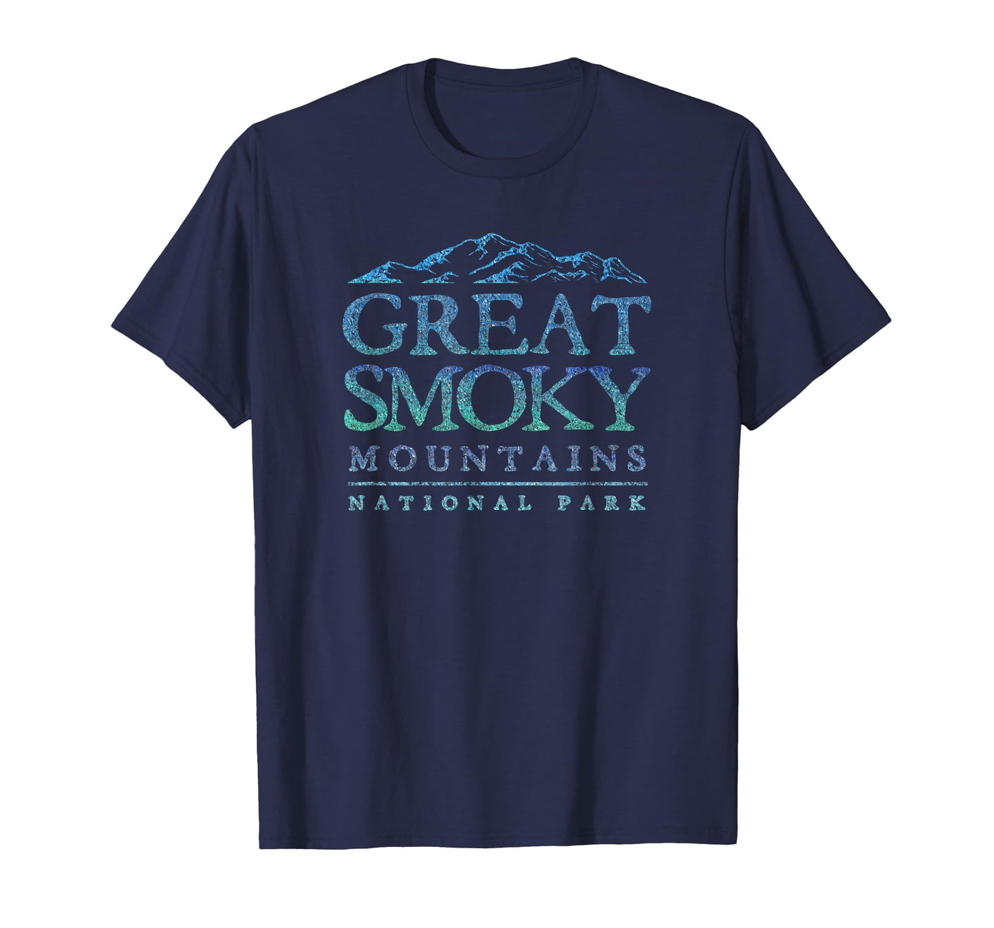 Great Smoky Mountains National Park Colorful Retro Souvenir T-Shirt