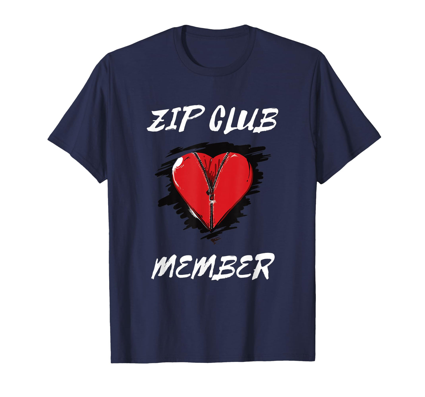 Zip Club Member Heart Patients Survivor Open Heart Surgery T-Shirt