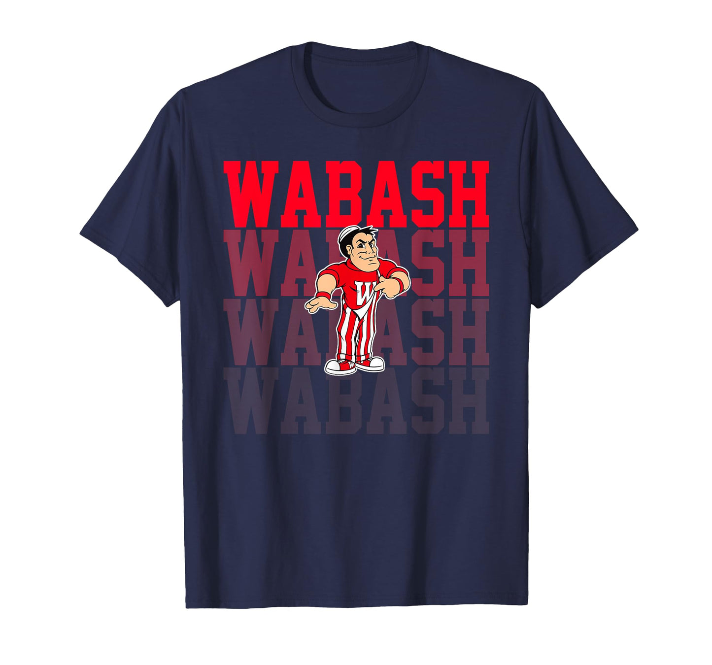 Wabash College Retro Vintage Sports for Men Women T-Shirt