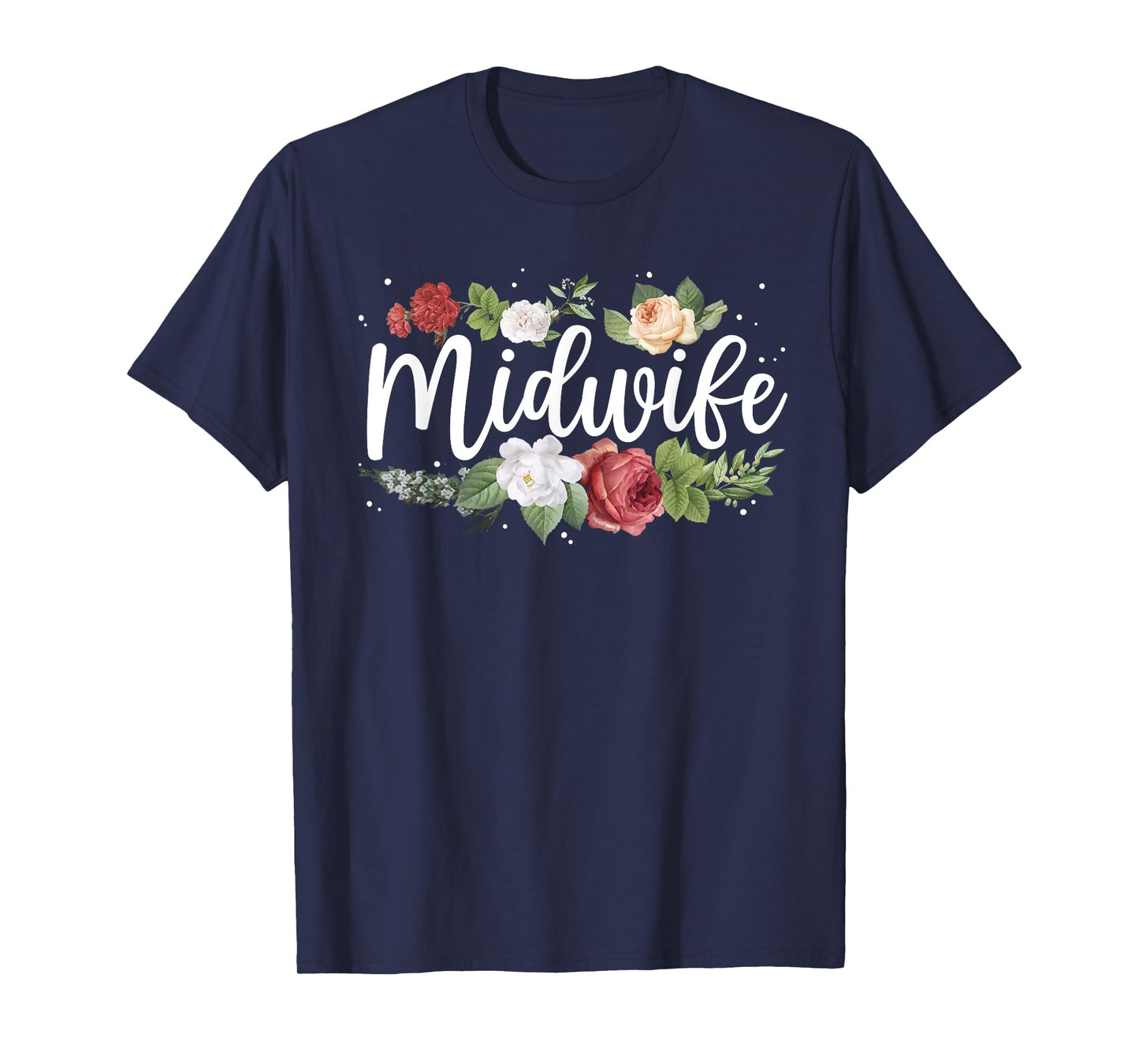 Cool Midwife Design For Women Girls Midwifery Birth Midwife T-Shirt