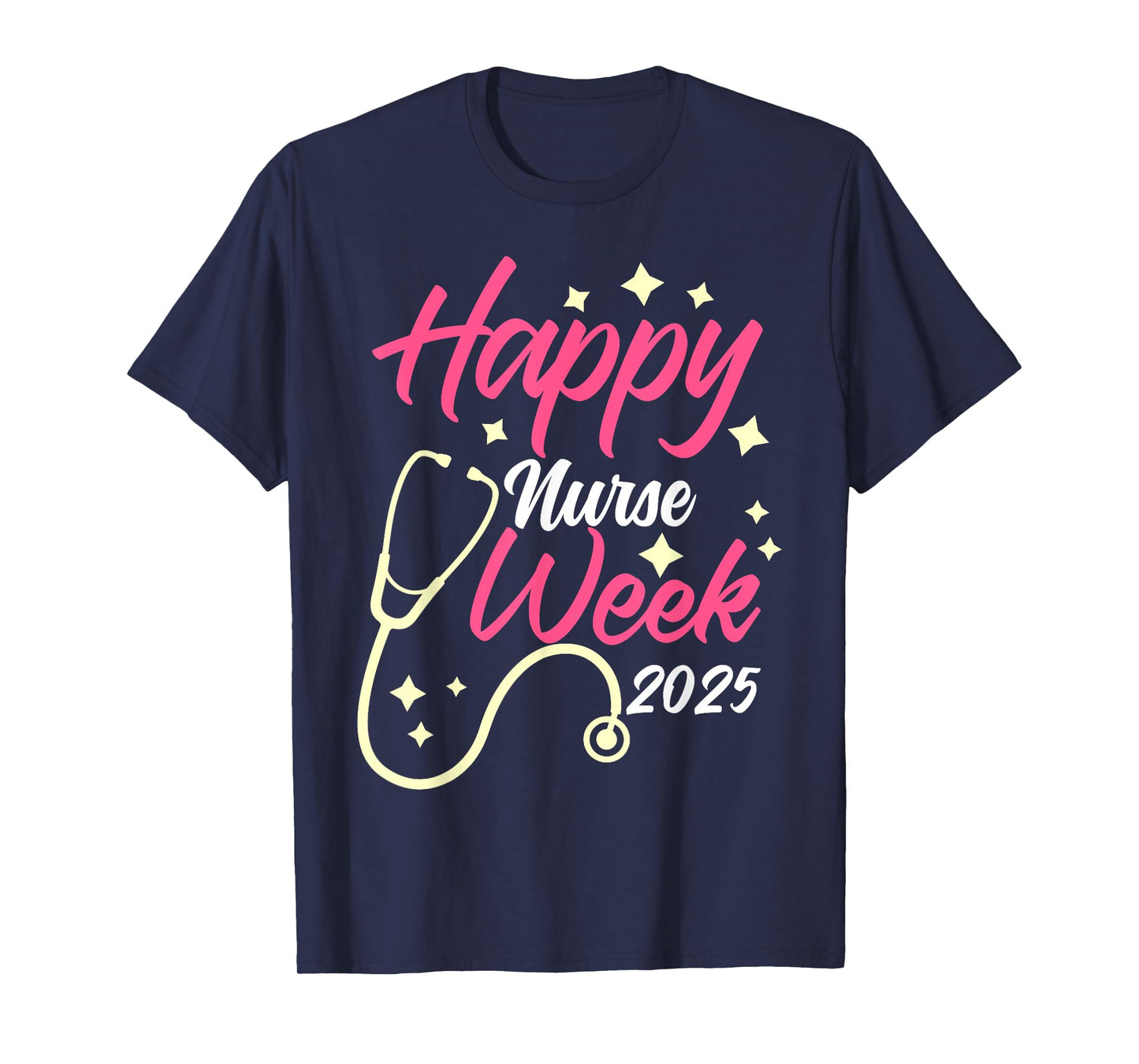 Retro Nurse Week Men Women Happy Nurse Week 2025 Girl Boy T-Shirt