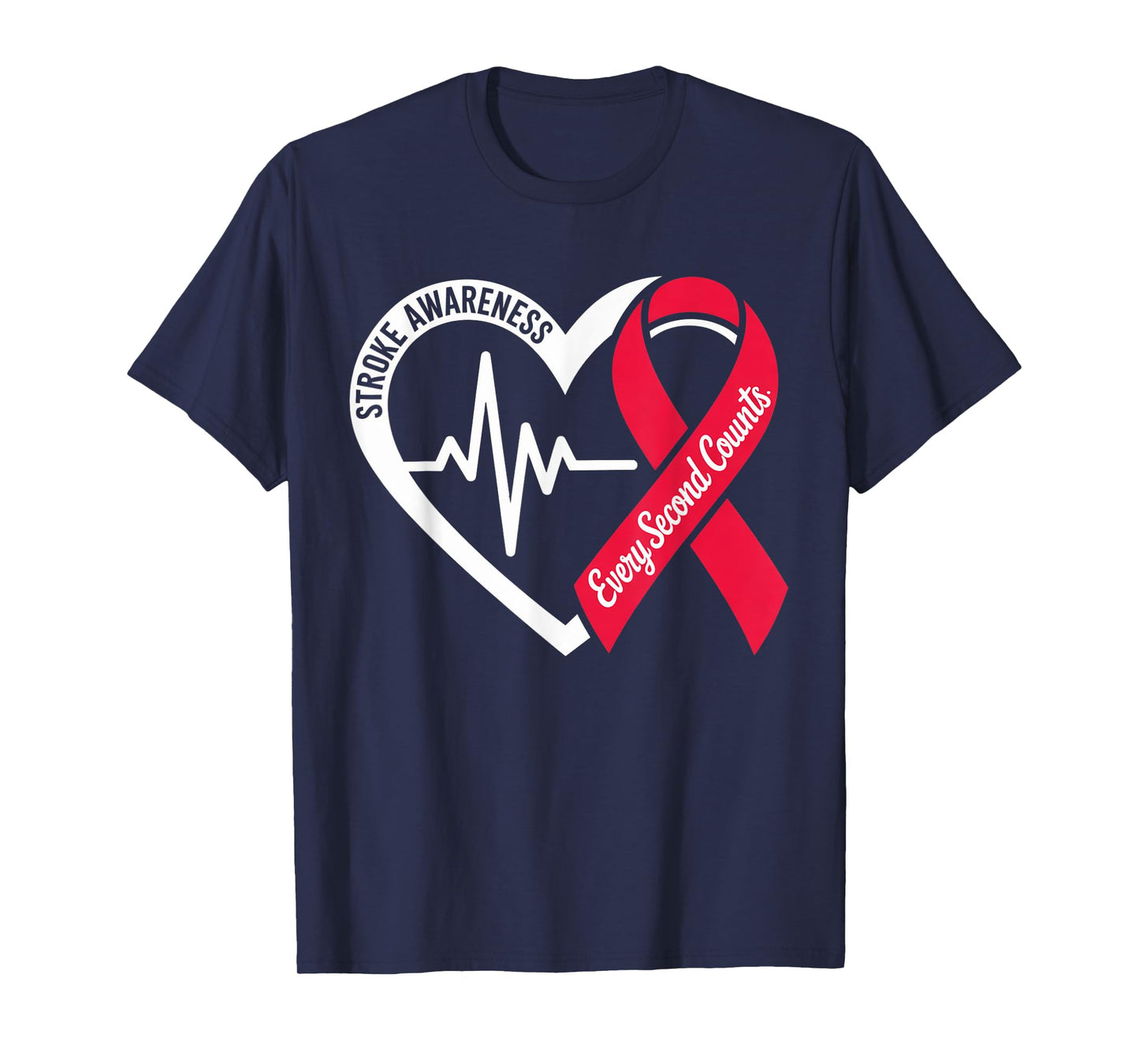 Stroke Awareness Heart Stroke Survivor Warrior Brain Attack T-Shirt