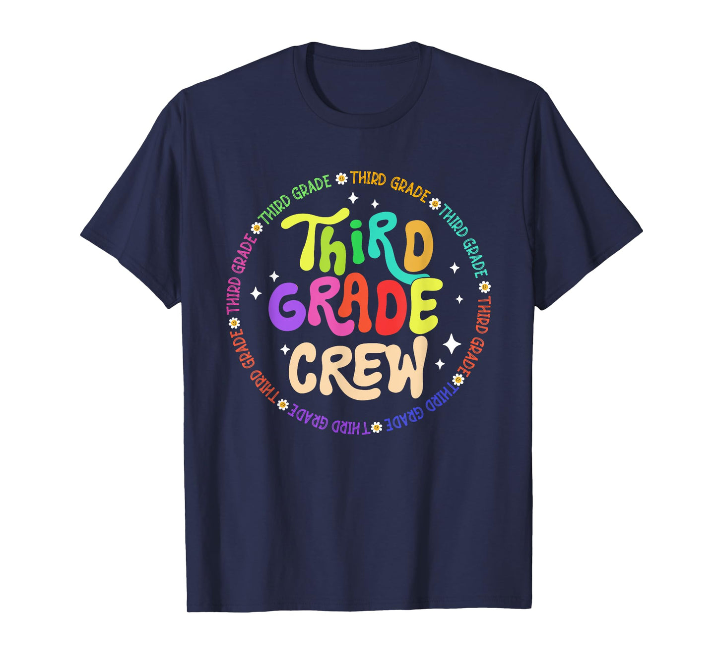 Third Grade Crew Back To School 3rd Grade Team Funny T-Shirt