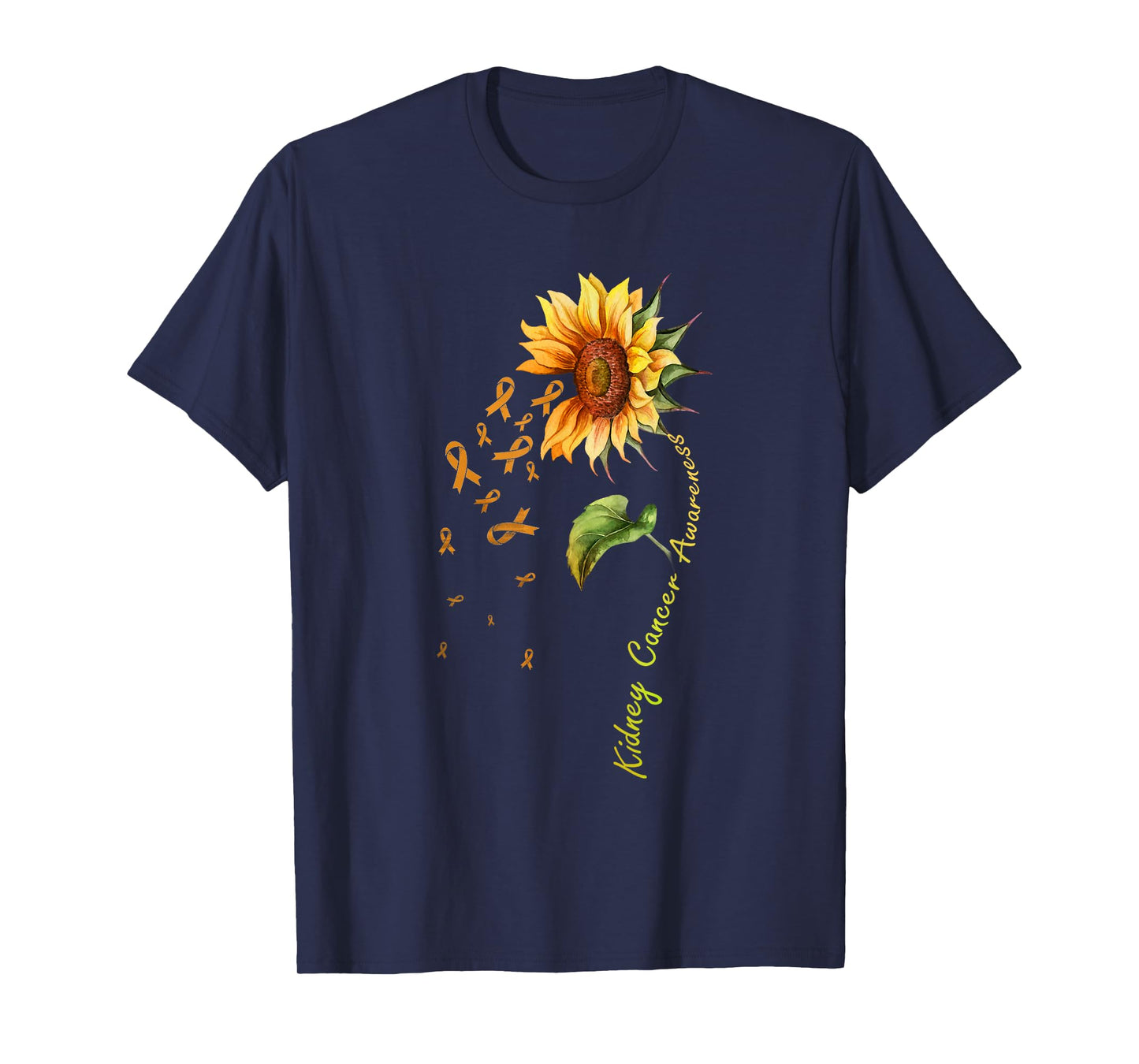 Kidney Cancer Awareness Sunflower Shirt T-Shirt
