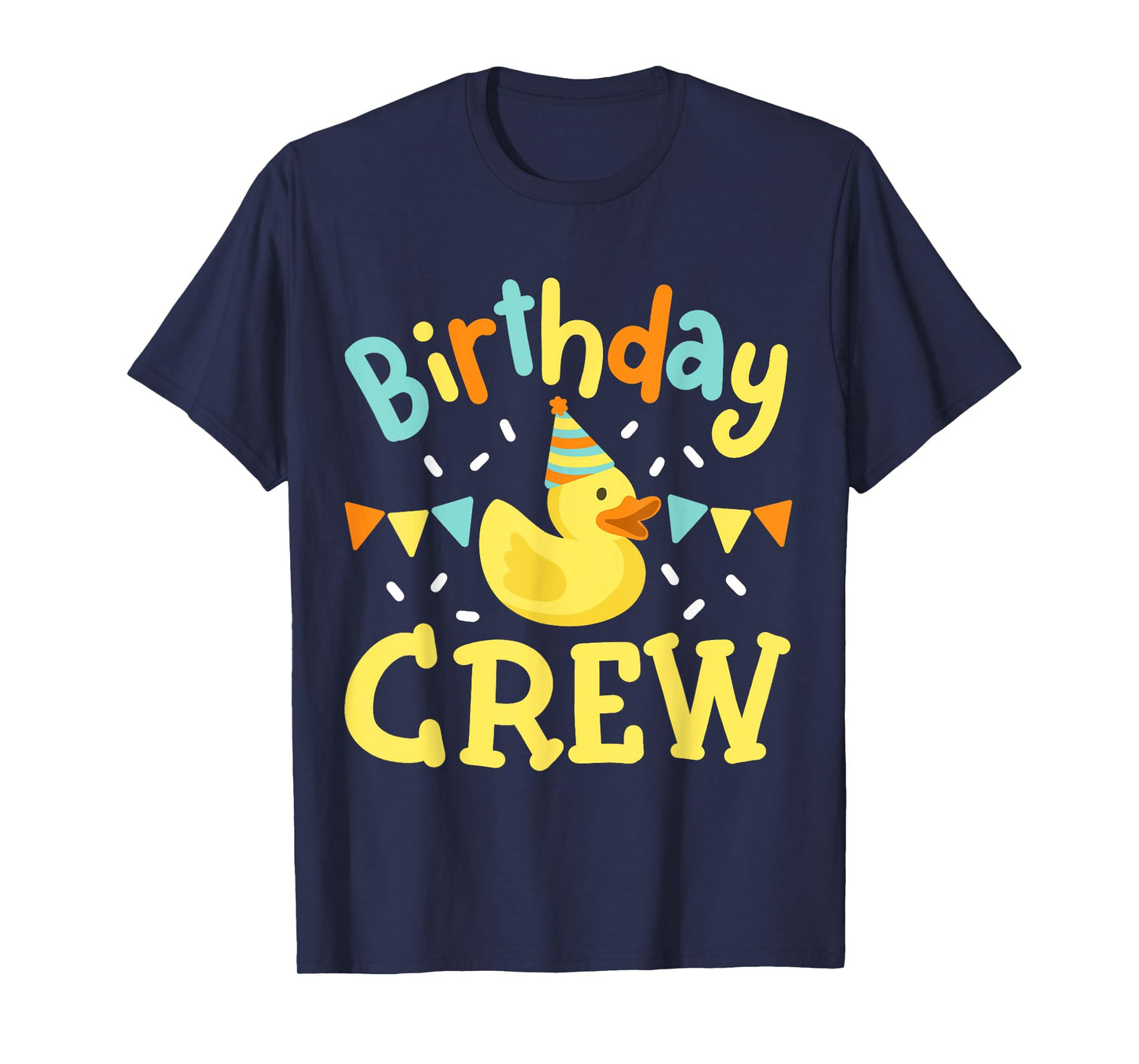 Birthday Crew Kids Girls Boys Bday Rubber Duck Party Family T-Shirt
