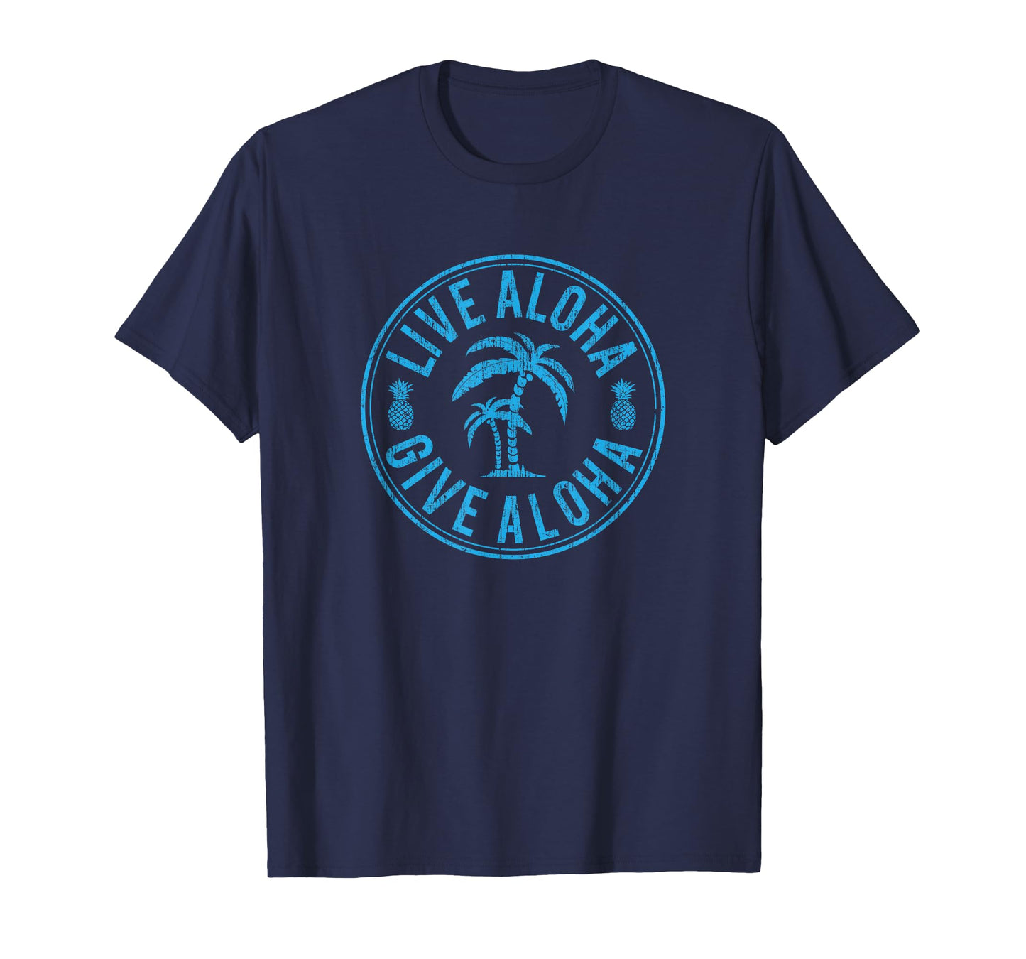 Aloha Joe's Vintage Live Aloha Give Aloha Palm Tree T-Shirt