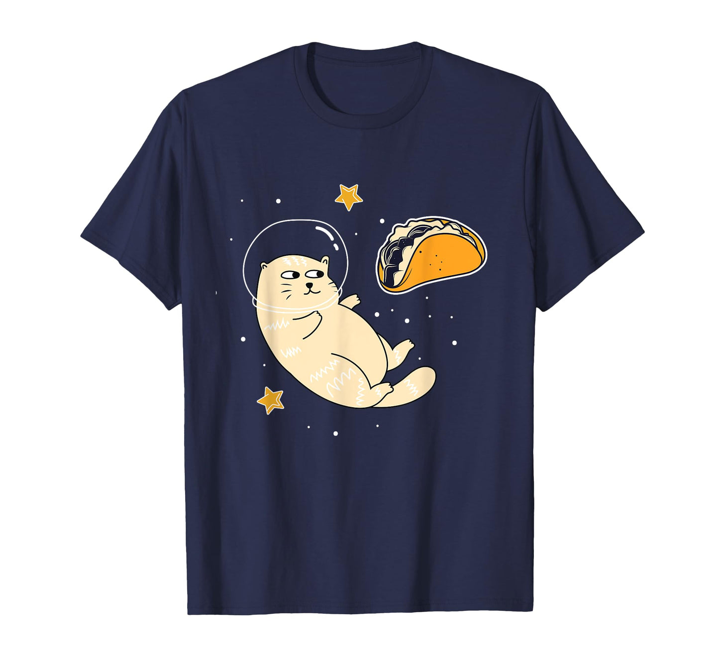 Astronaut Cat in Outer Space | Taco Moon T-Shirt
