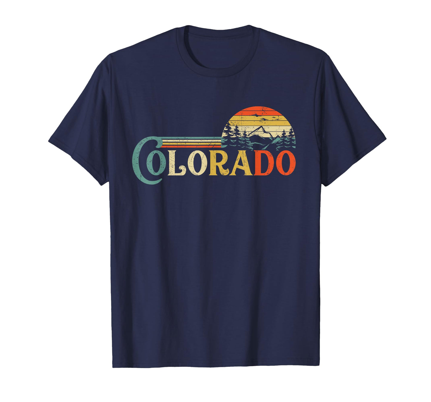Colorado Rocky Mountain Sun Boulder Hiking T-Shirt Gifts T-Shirt