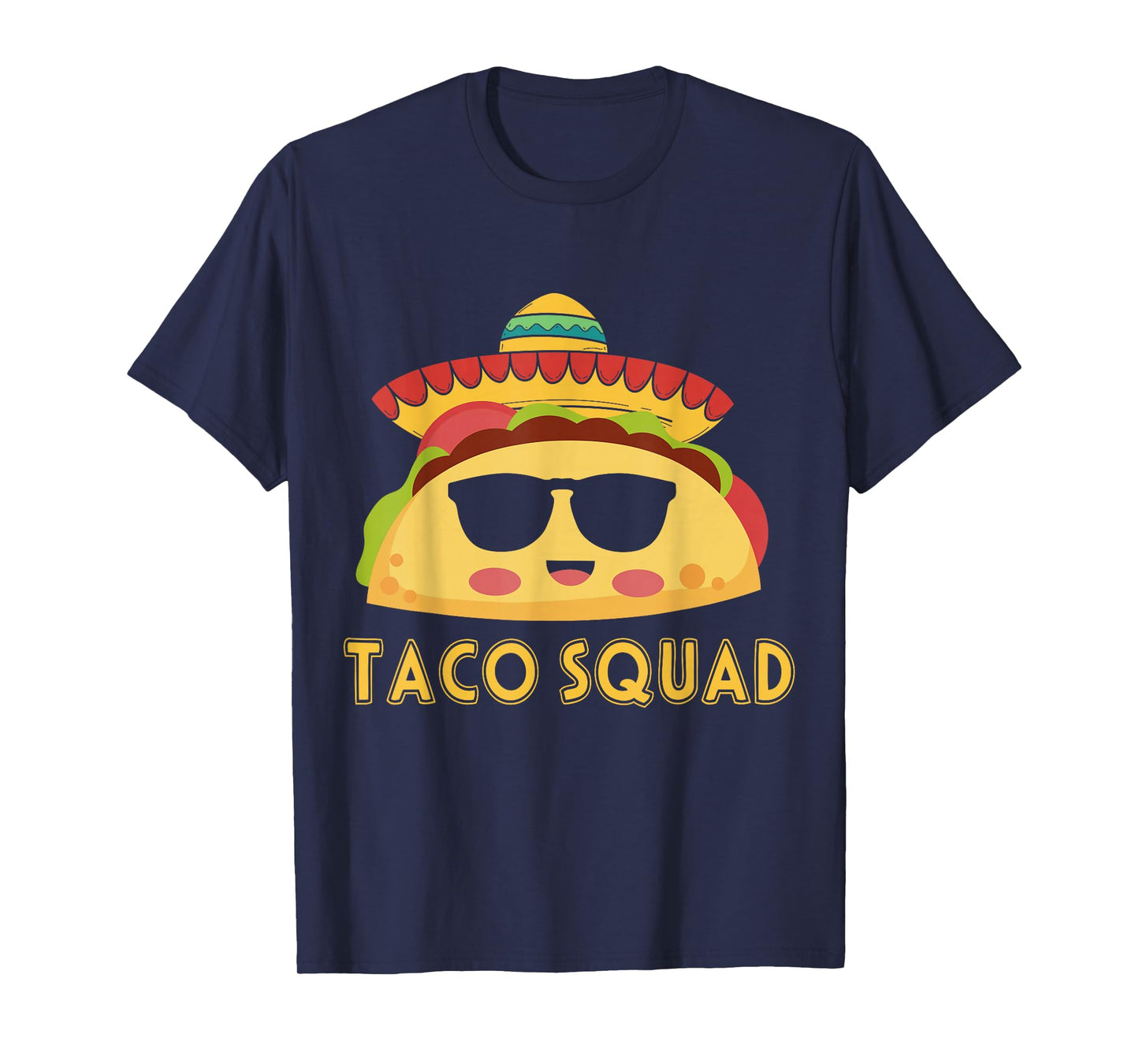 Cute Taco Squad Funny Mexican Food Lover Costume T-Shirt