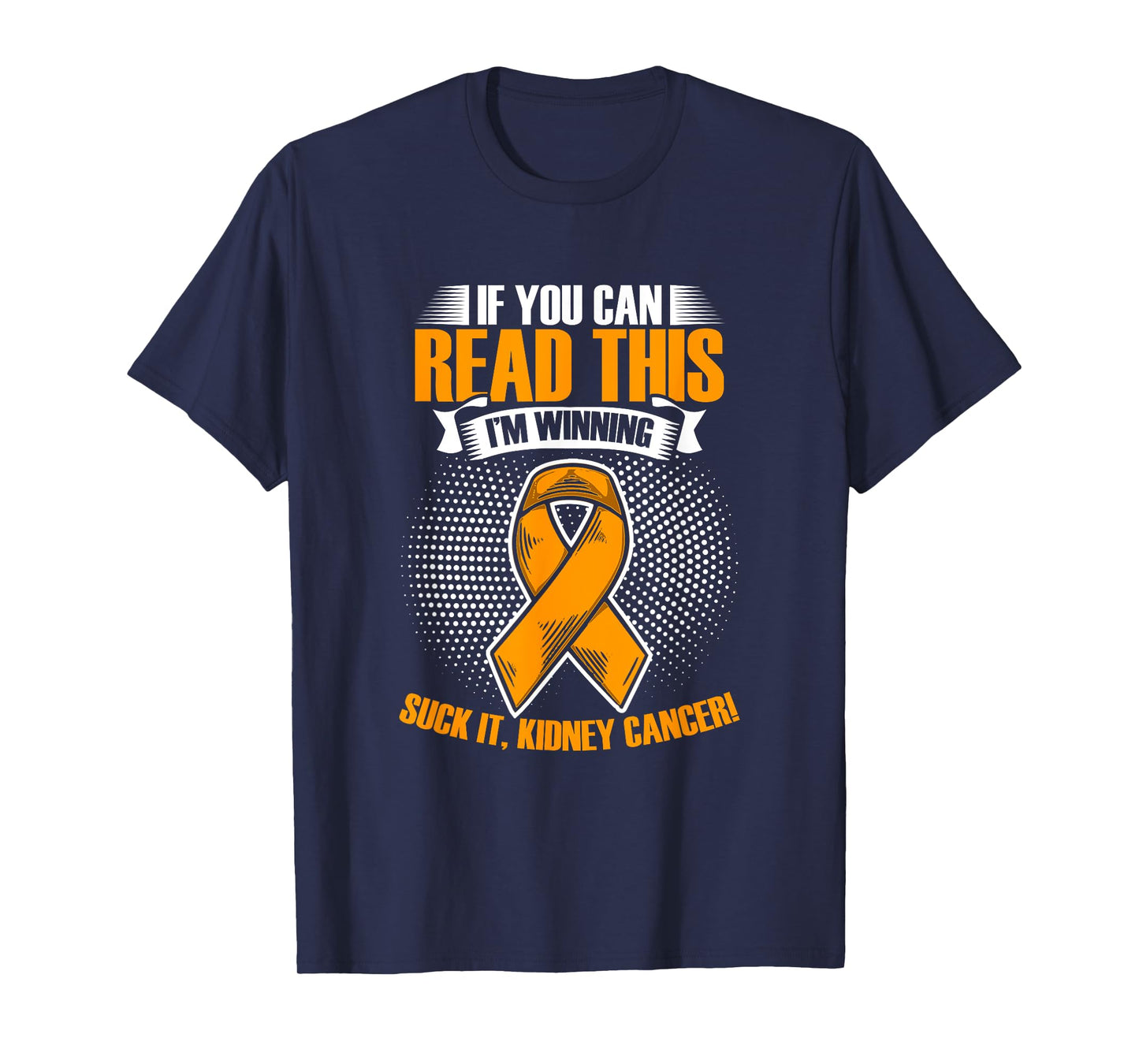 Support Ribbon I'm Winning Kidney Cancer Survivor T-Shirt