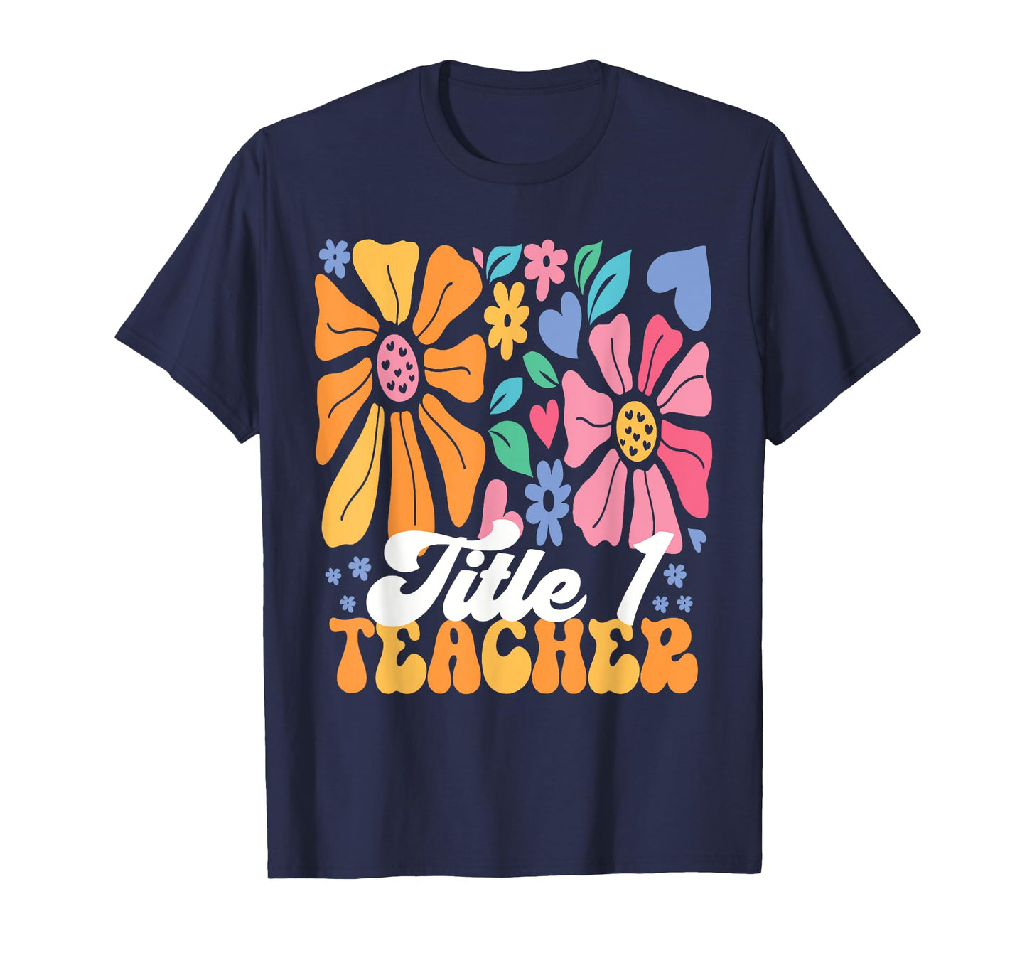 Title 1 Teacher Appreciation Reading Teacher Back To School T-Shirt